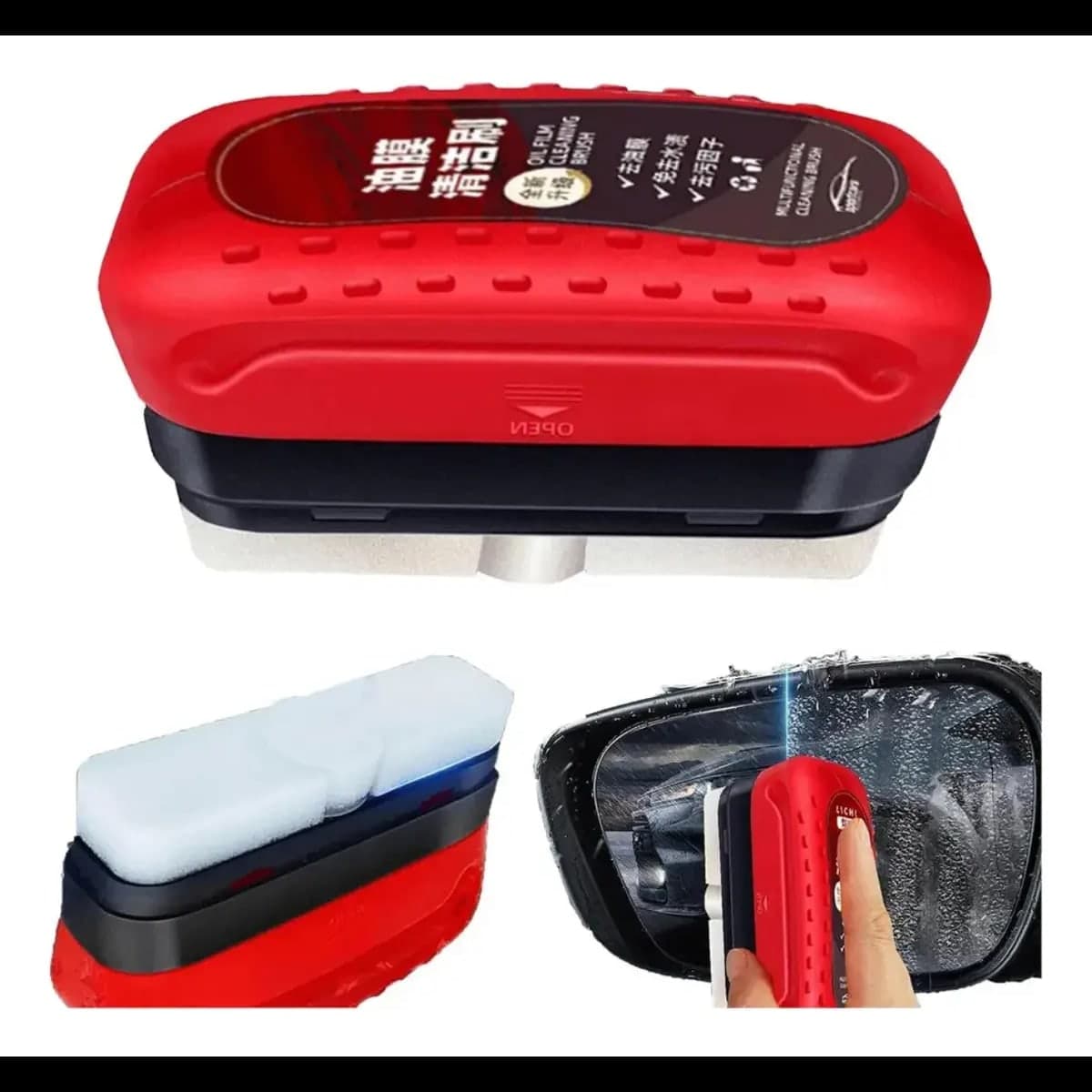Pack de 2 cepillos antiempañantes